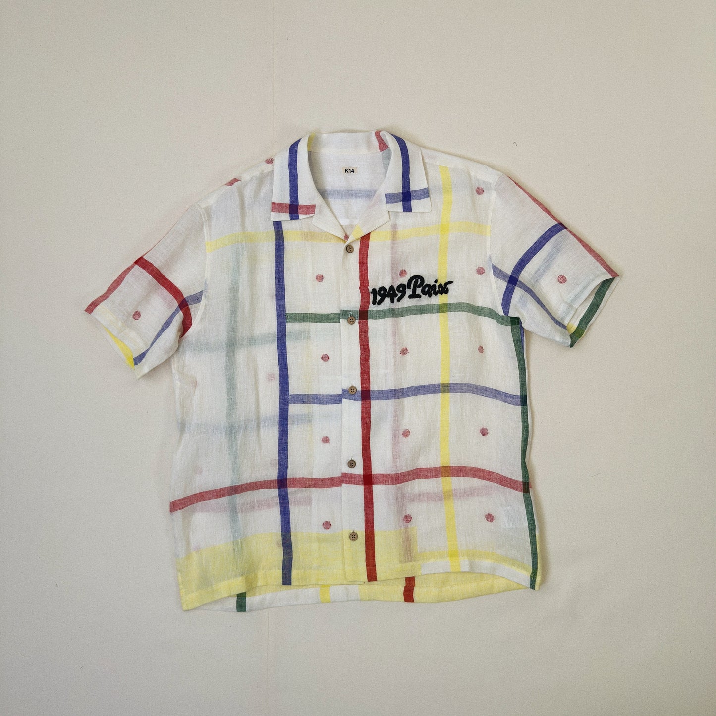 Embroidered Jamdani Shirt White