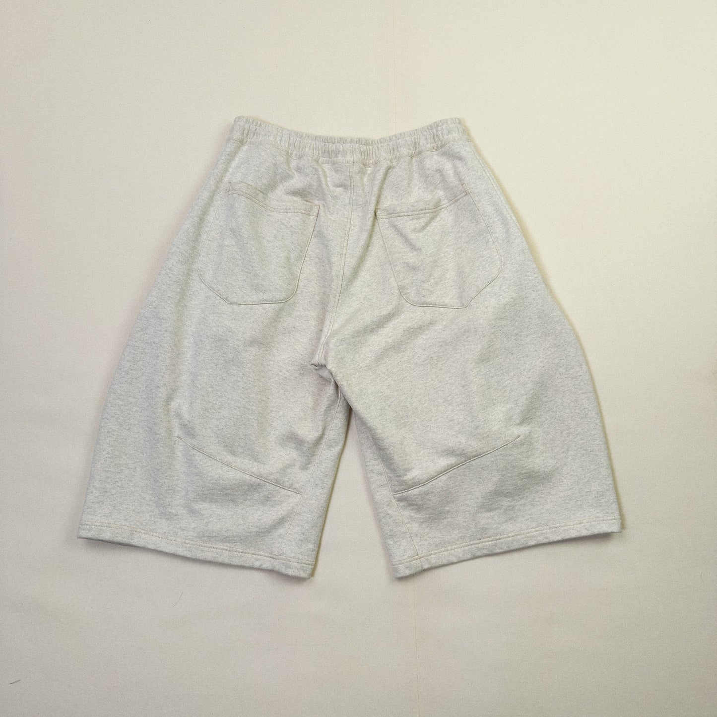 Pleated Balloon Sweat Pants Oatmeal