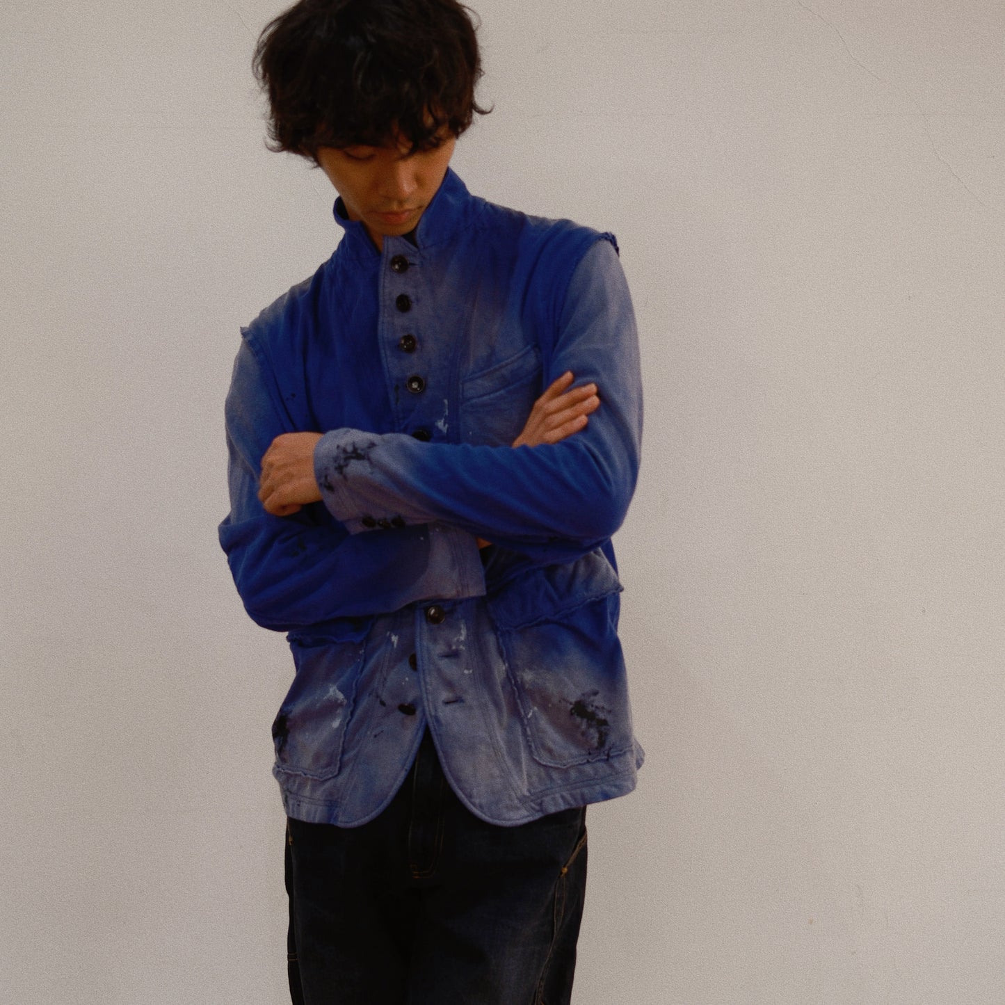 Faded Memory Jacket  Blue