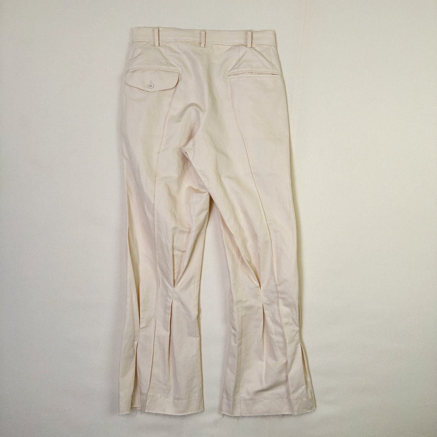 Pleated Chino Pants  Ivory