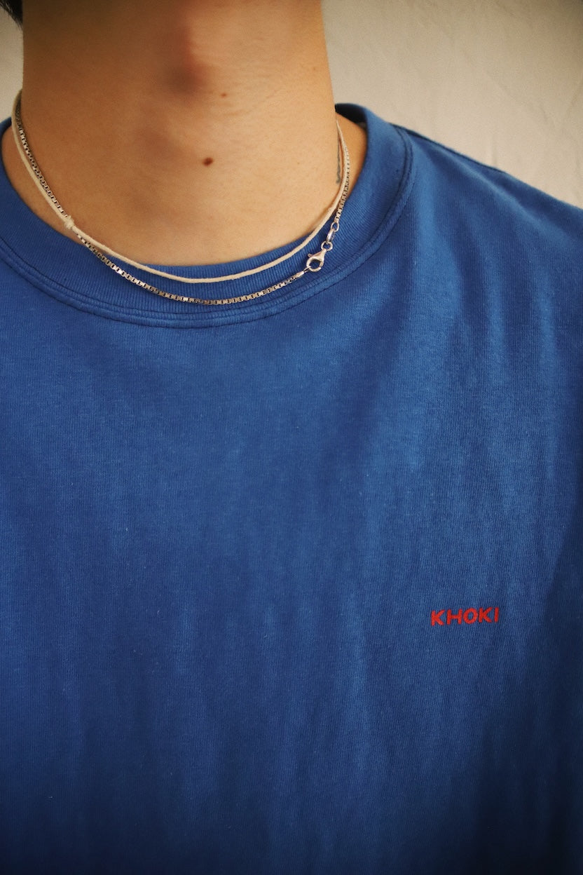 Printed T-shirt Blue