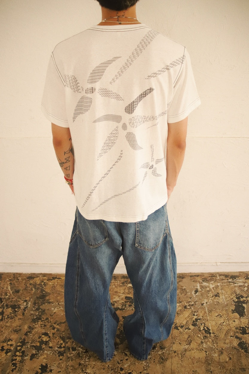 Printed T-shirt White