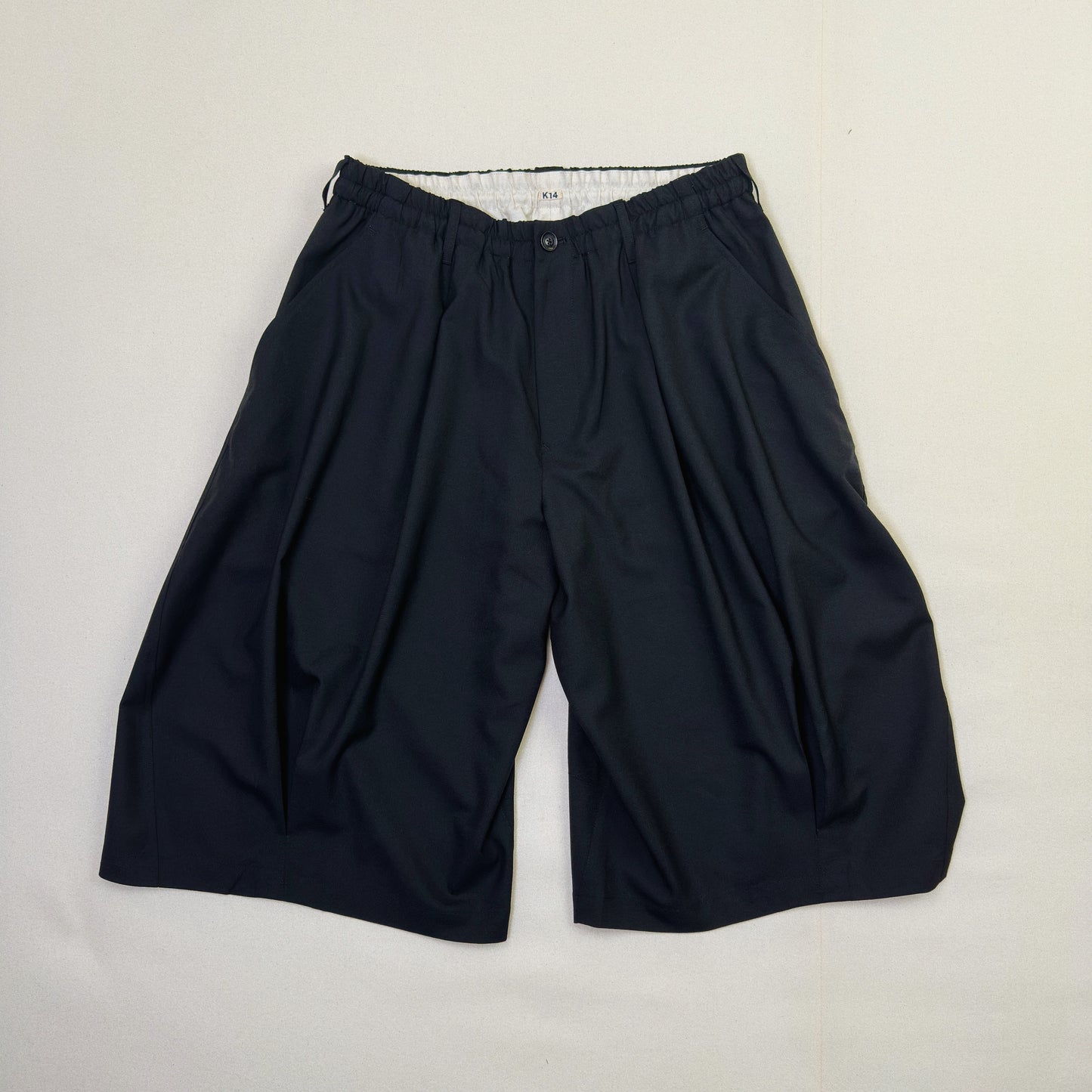 Pleated Balloon Dress Pants  Black