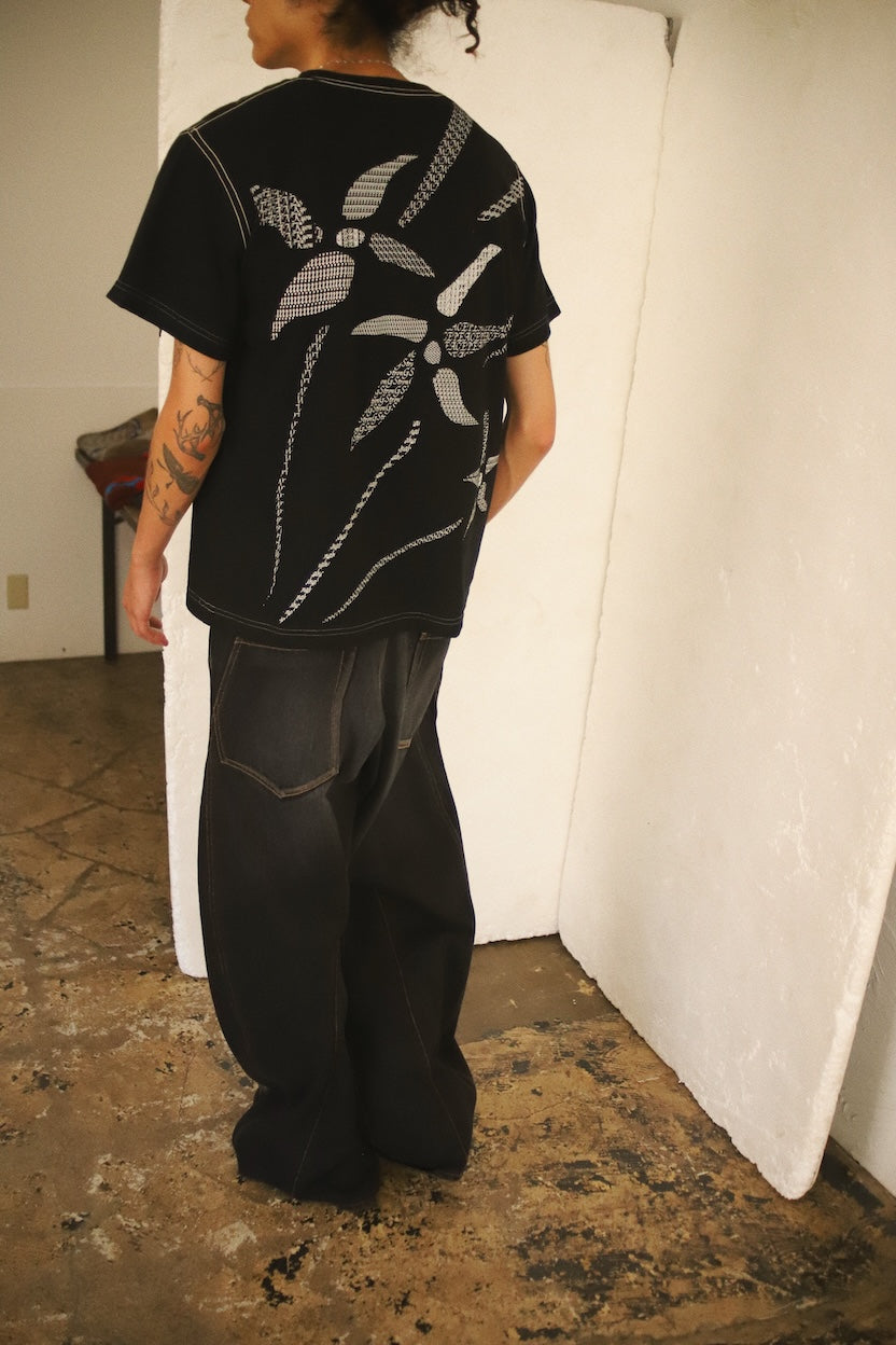 Printed T-shirt Black