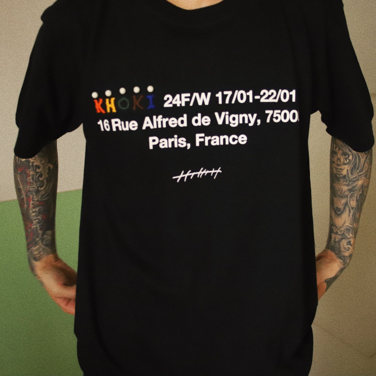 STAFF T-shirt 24FW Black