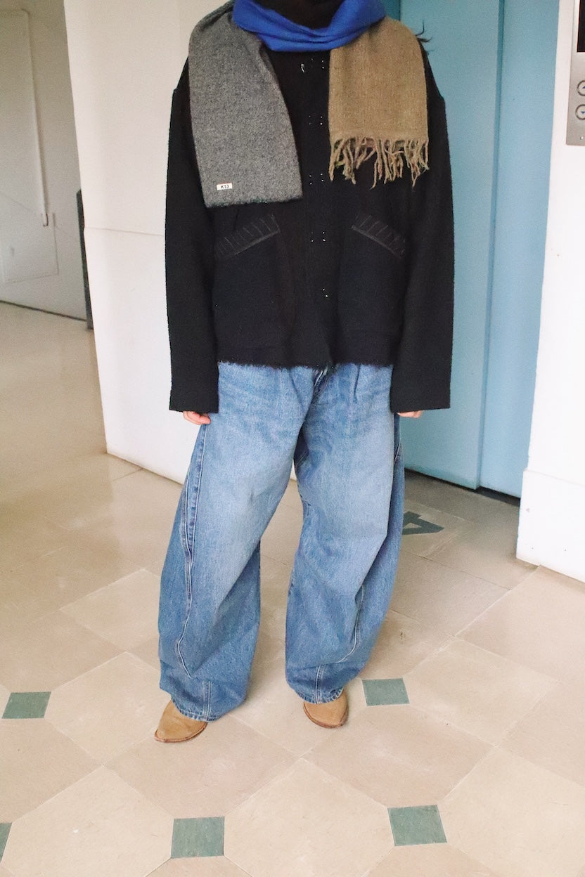 Panel-design muﬄer Blue