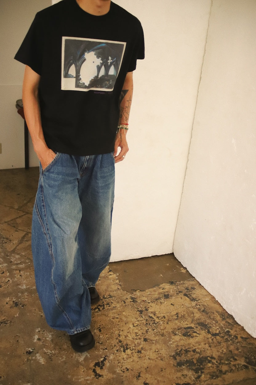 Printed T-shirt Black