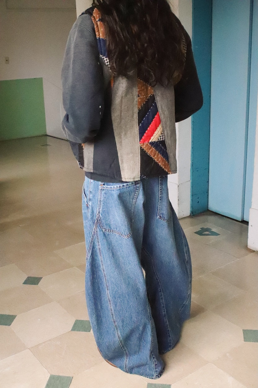 KHOKI Vintage-eﬀect quilt vest Vintage-eﬀect quilt vest Beige – EYE/KHOKI