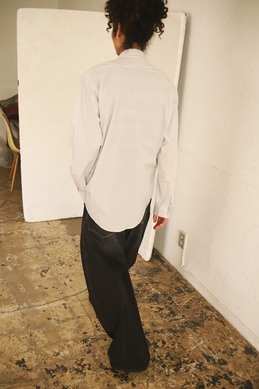 Appliqué-detail shirt White