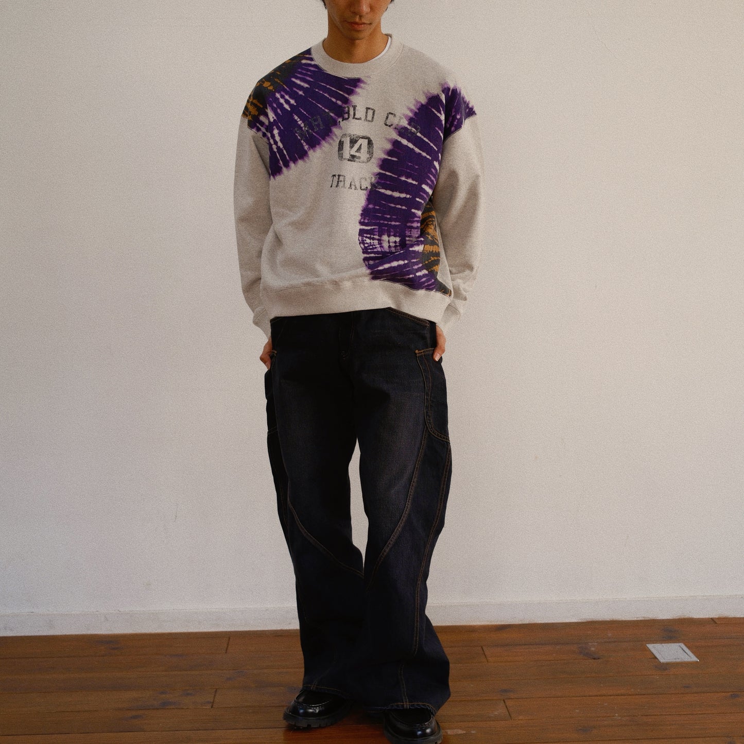 Tie-Dye Sweat Shirt Oatmeal
