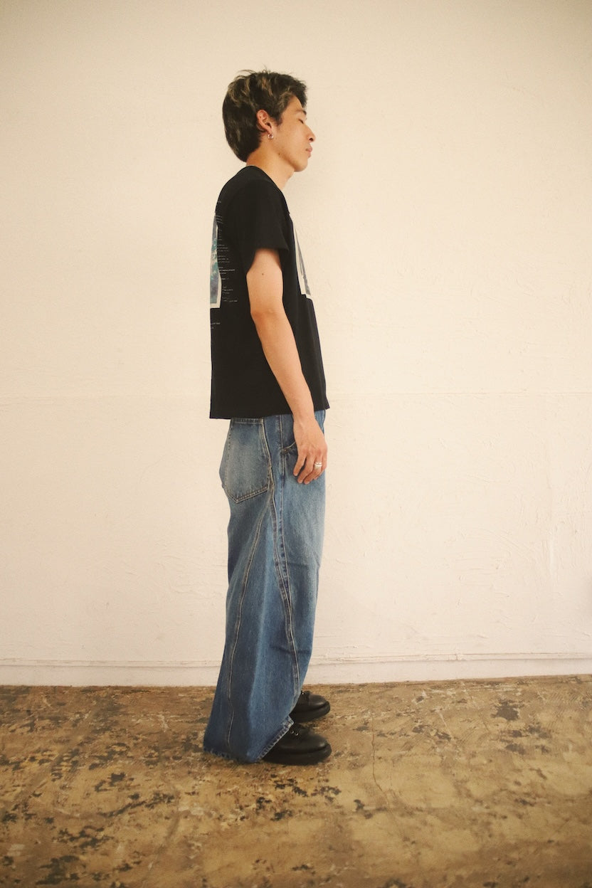 Printed T-shirt Black