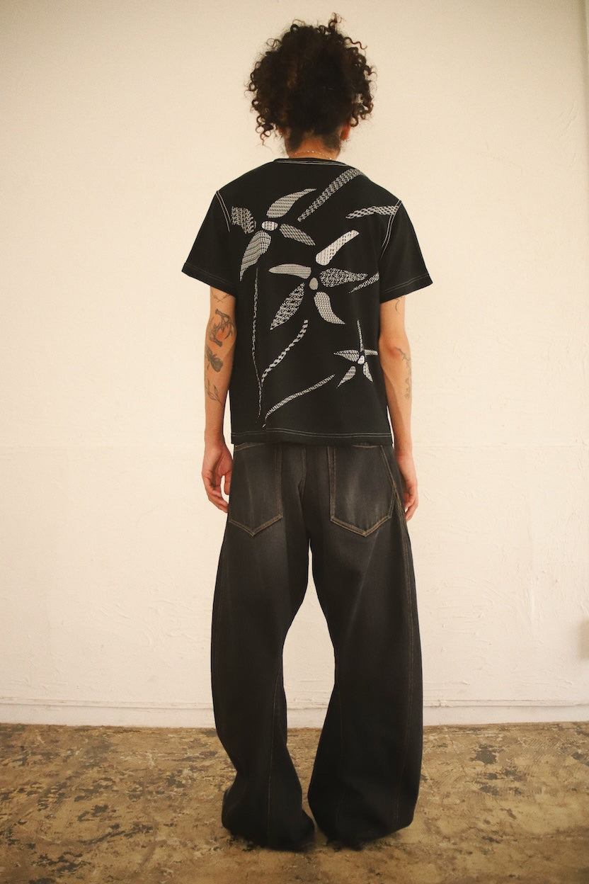 Printed T-shirt Black