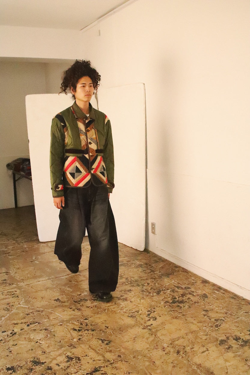 Quilt jacket Beige