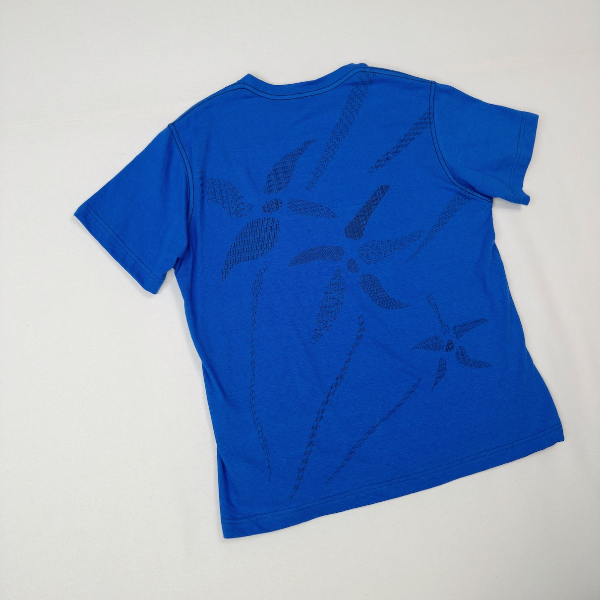 Printed T-shirt Blue