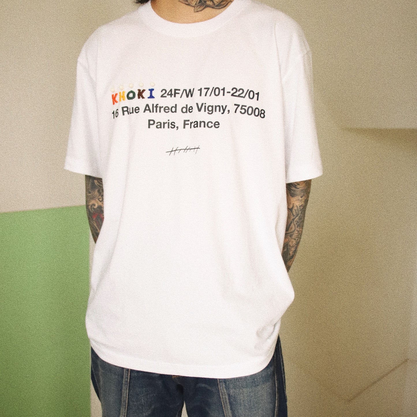 STAFF T-shirt 24FW White