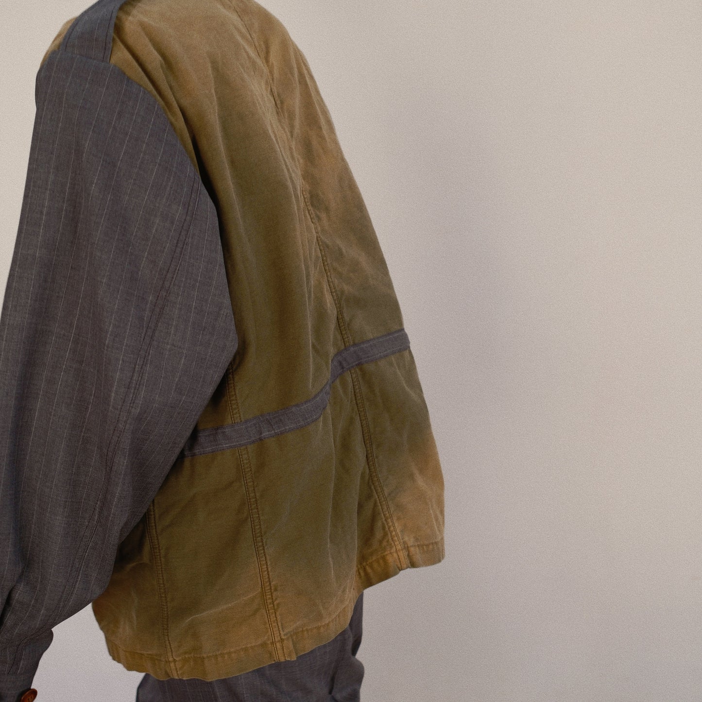 Combination Military Jacket Khaki