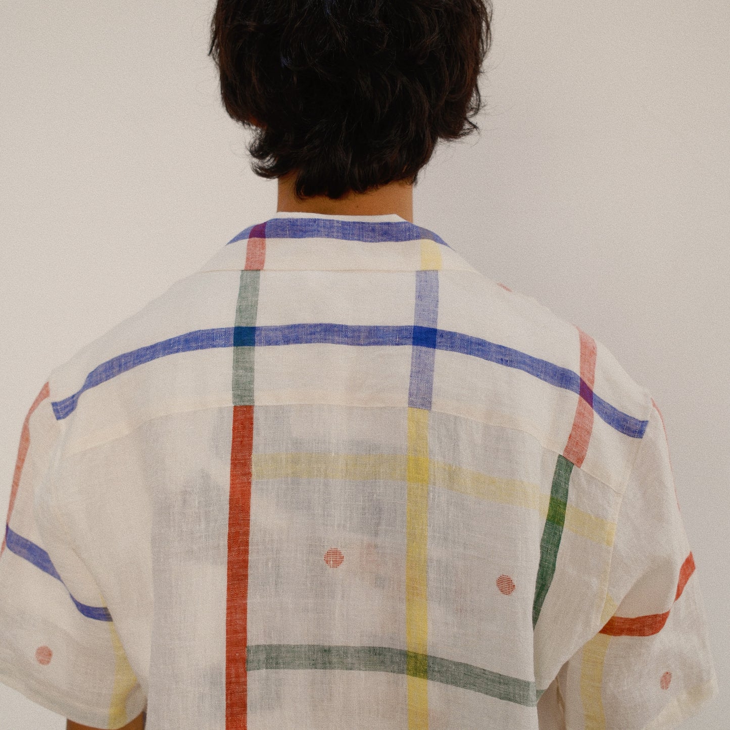 Embroidered Jamdani Shirt White