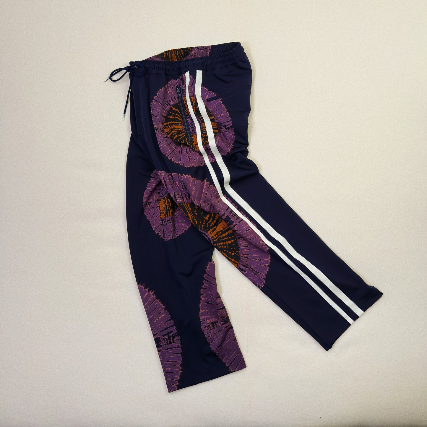 Tie-Dye Track Pants Navy