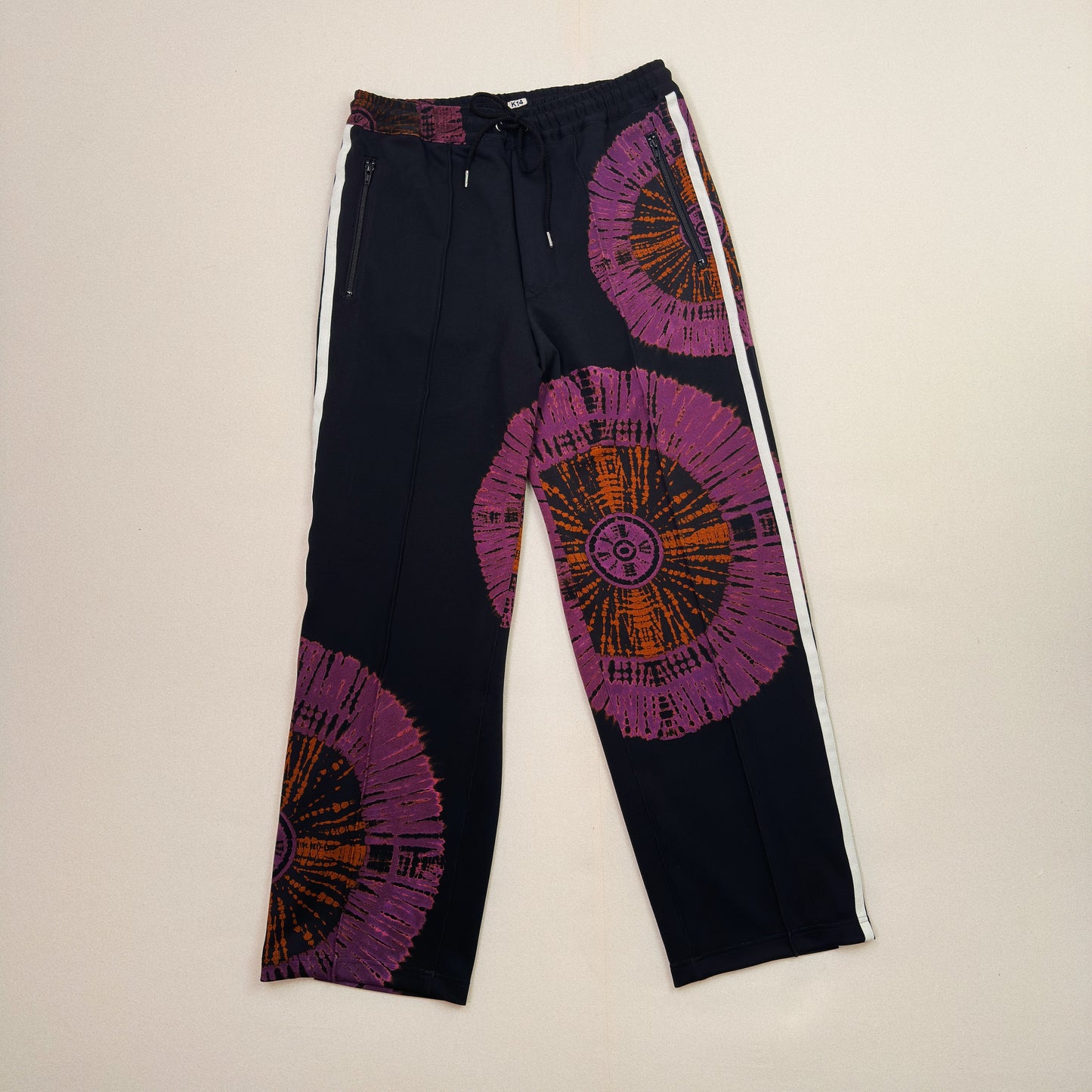 Tie-Dye Track Pants Black p-03