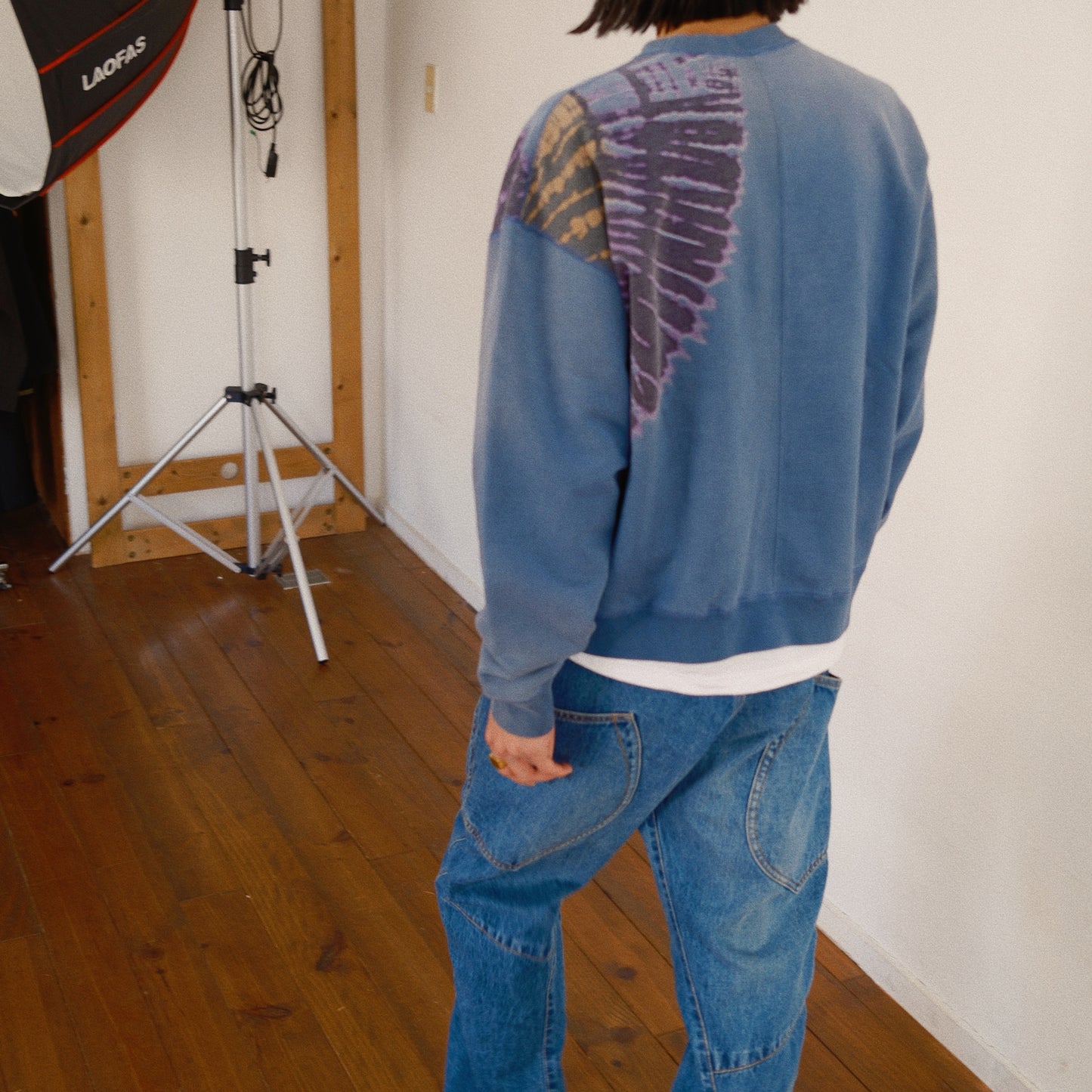 Tie-Dye Sweat Shirt Navy