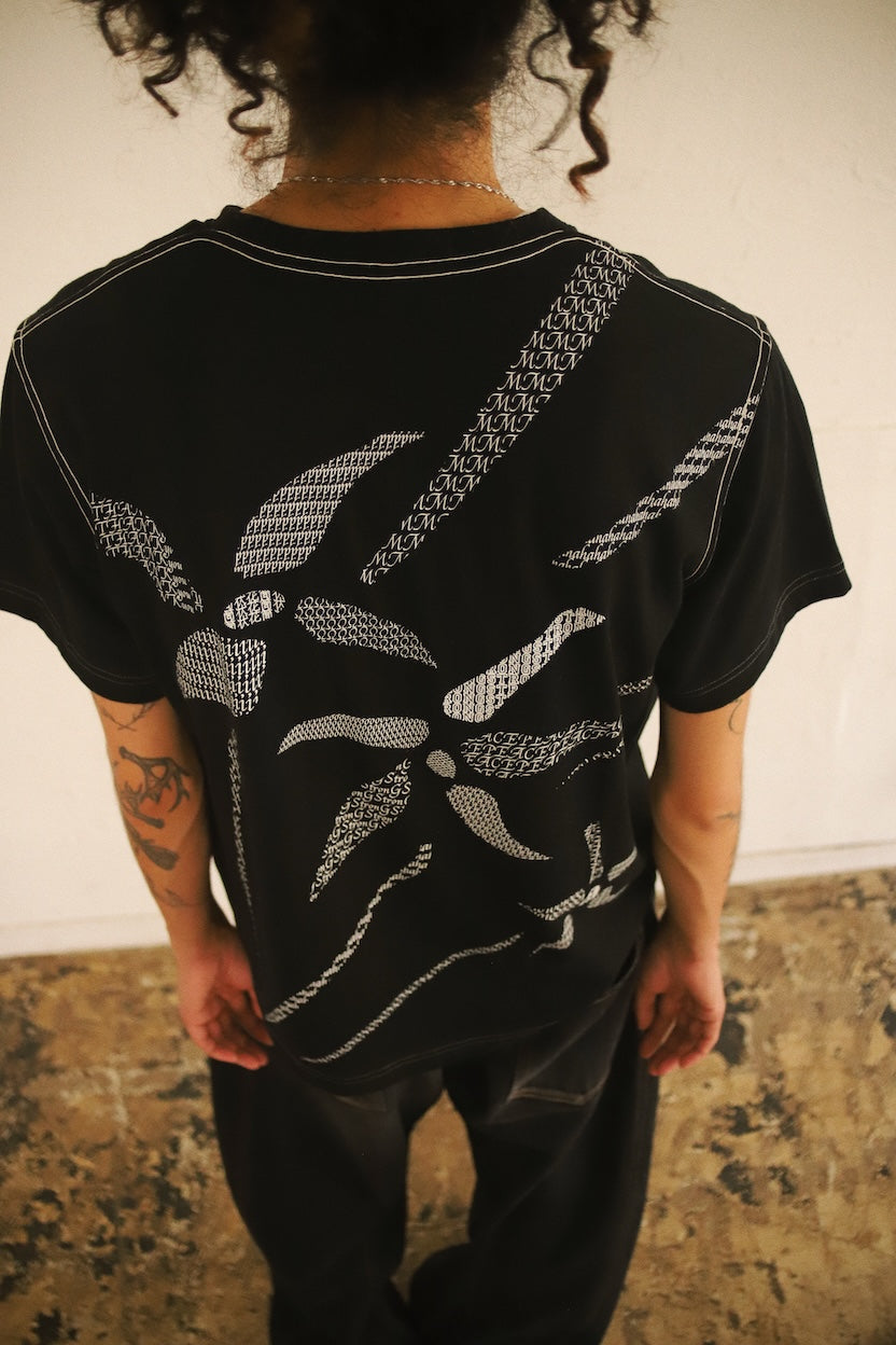 Printed T-shirt Black