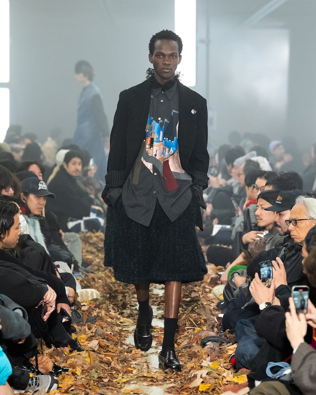 Appliqué-detail shirt Black