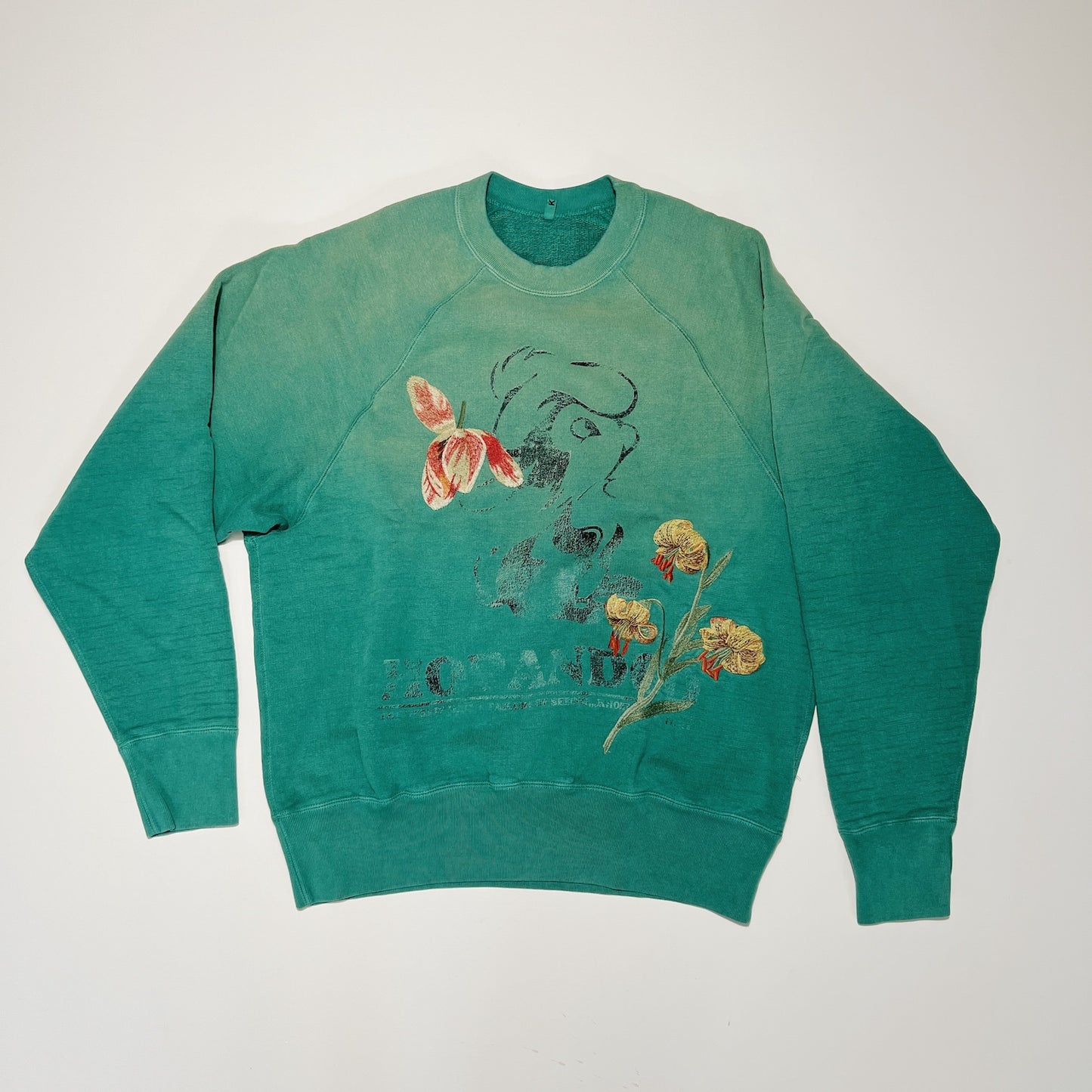 Vintage finished sweatshirt Green