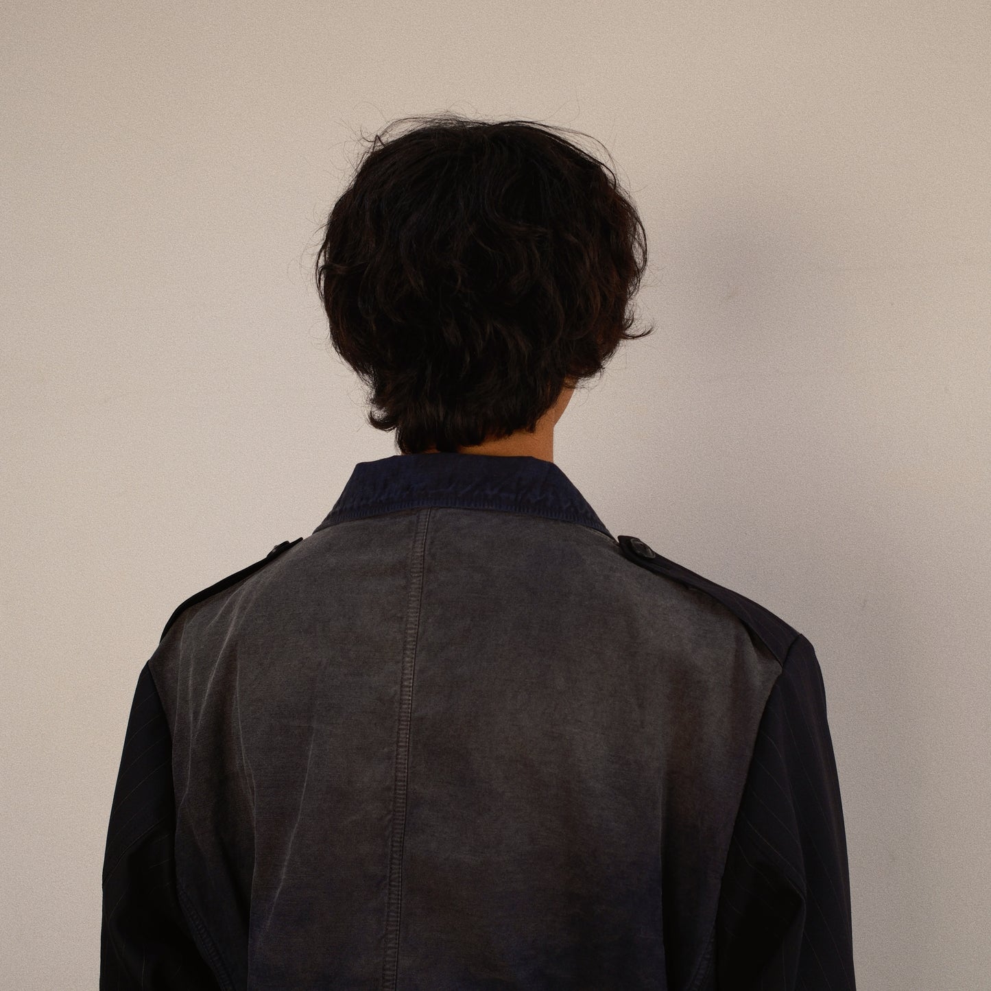 Combination Military Jacket Black