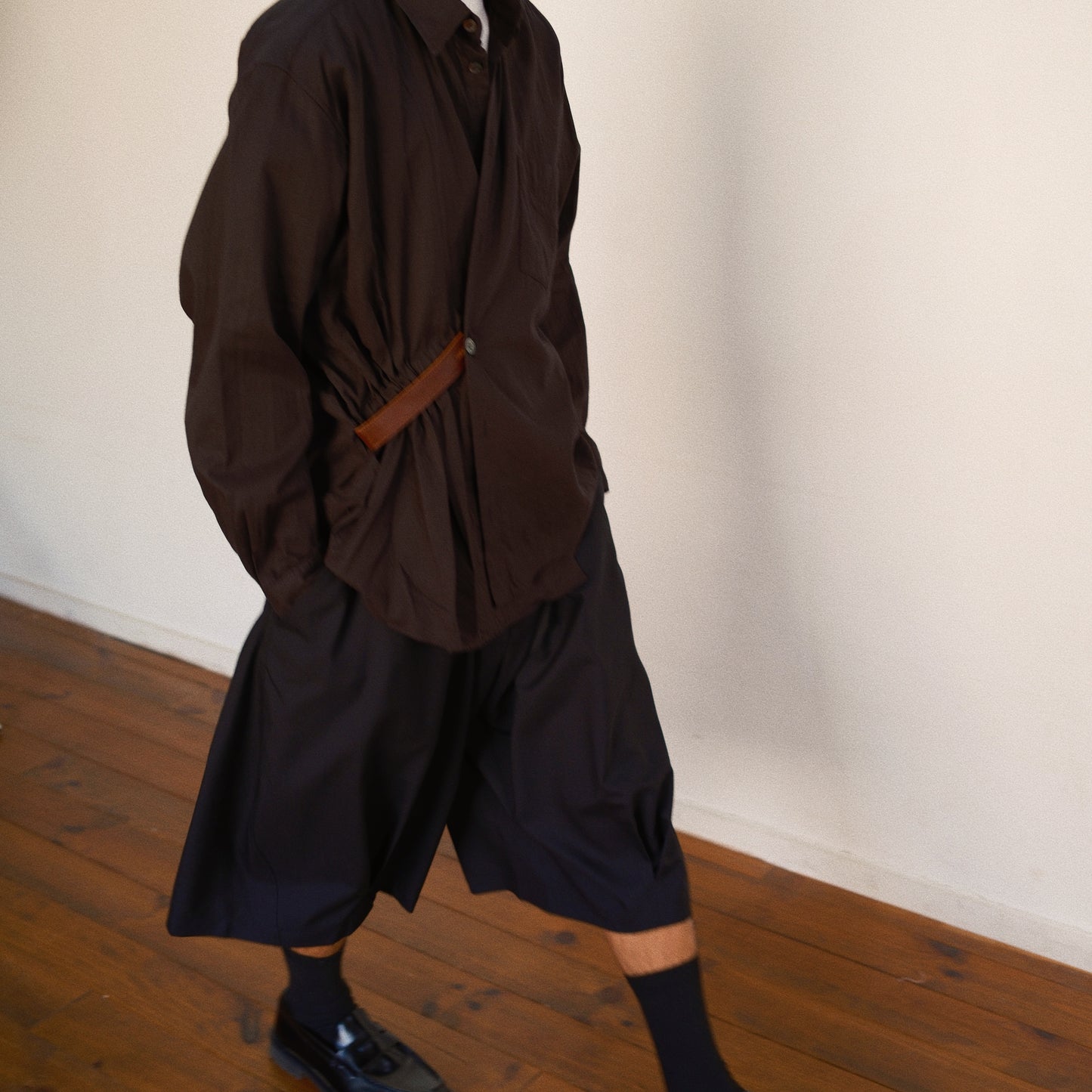 Asymmetric Shirt Balck
