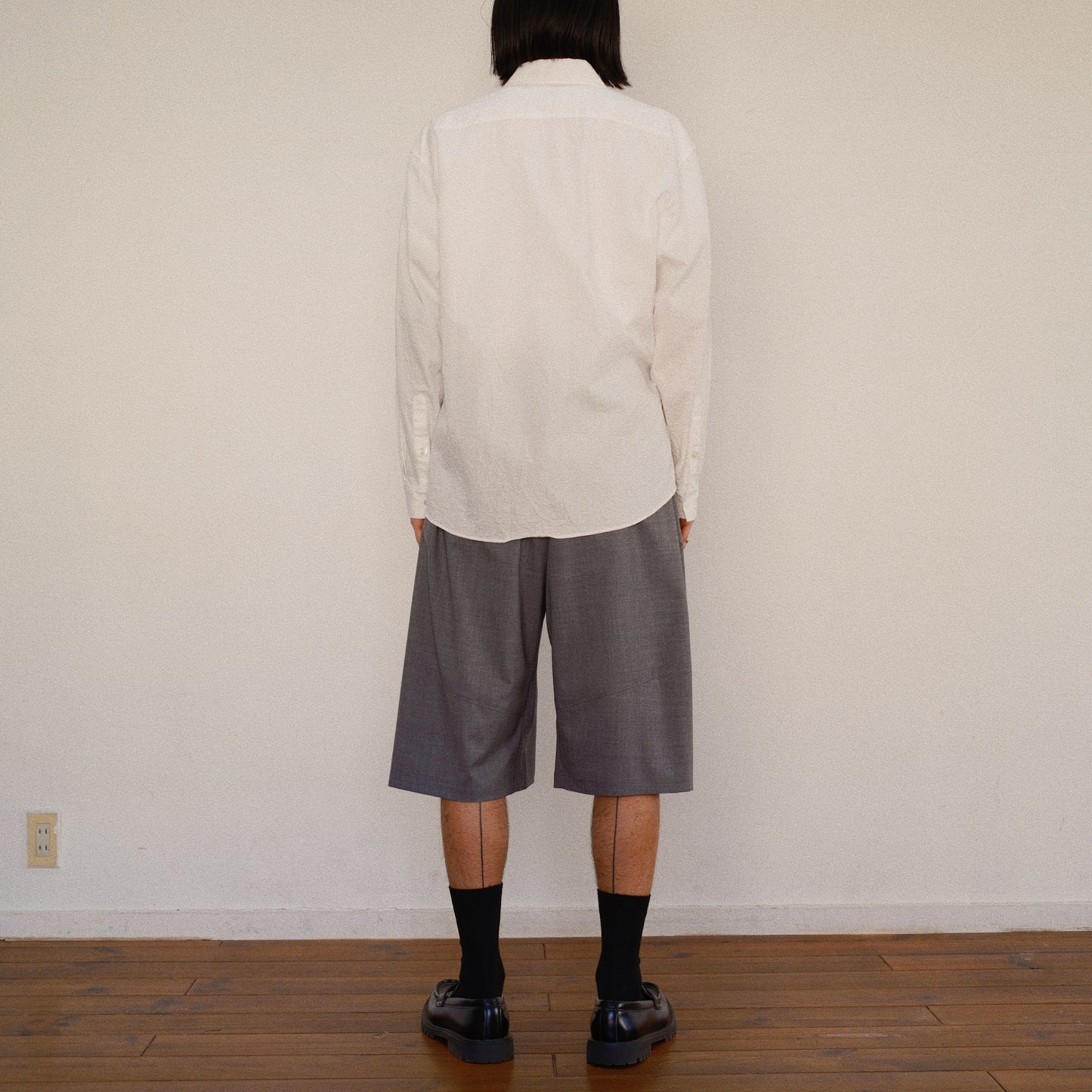 Asymmetric Shirt White