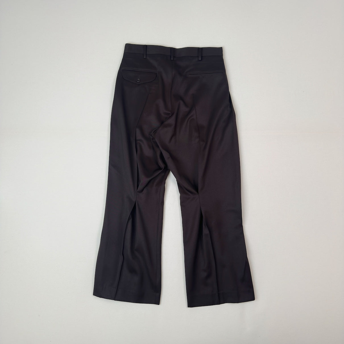 Tuck-detail pants Brown