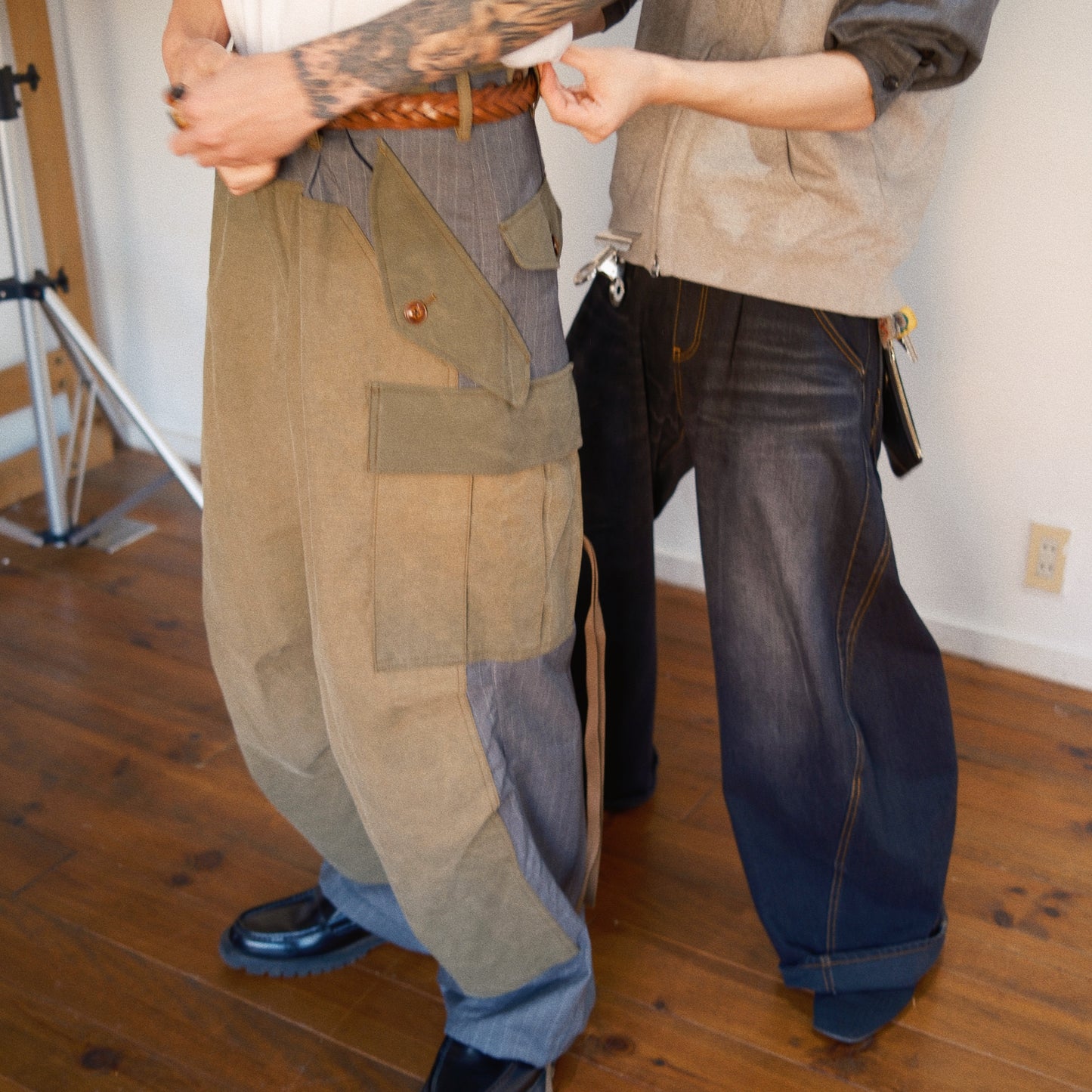 Combination Military Pants Khaki