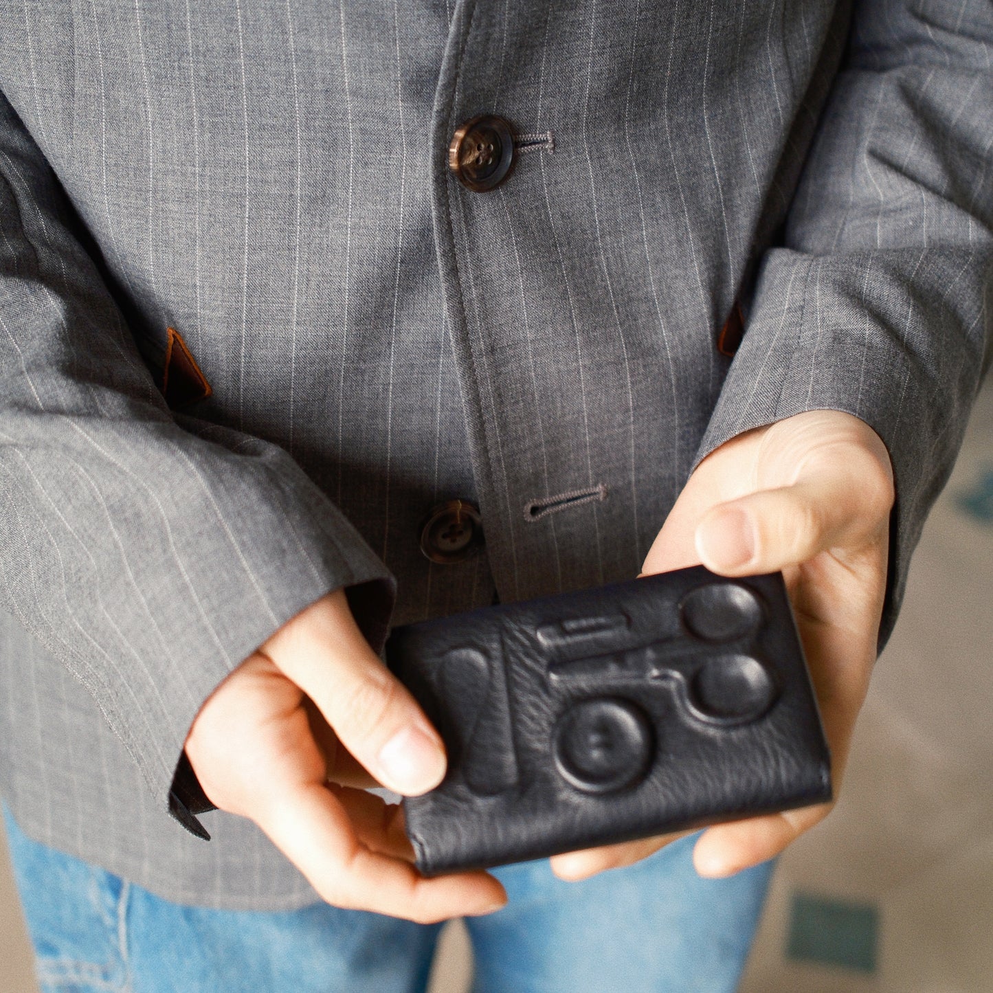 The Object Card Case  Black