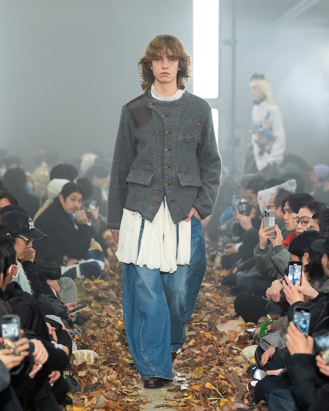 Asymmetric jacket Gray