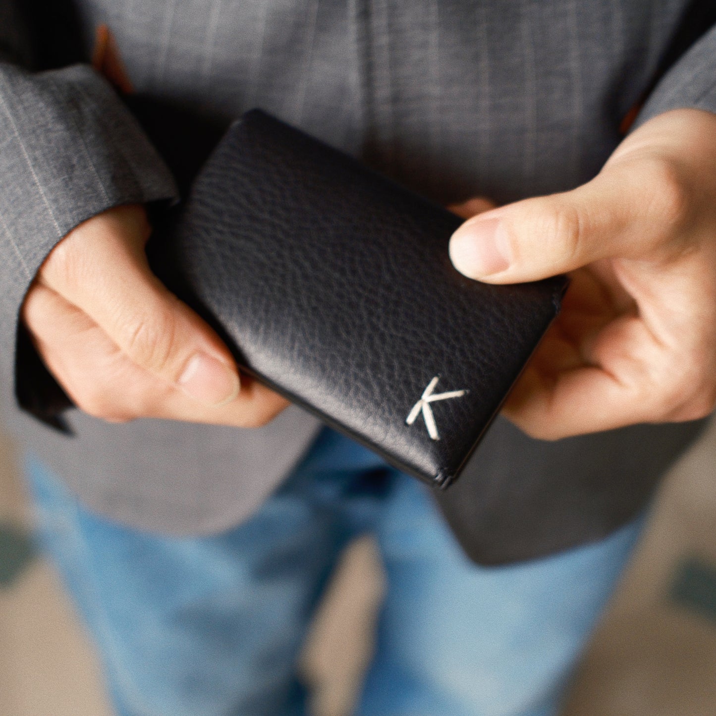 The Object Card Case  Black