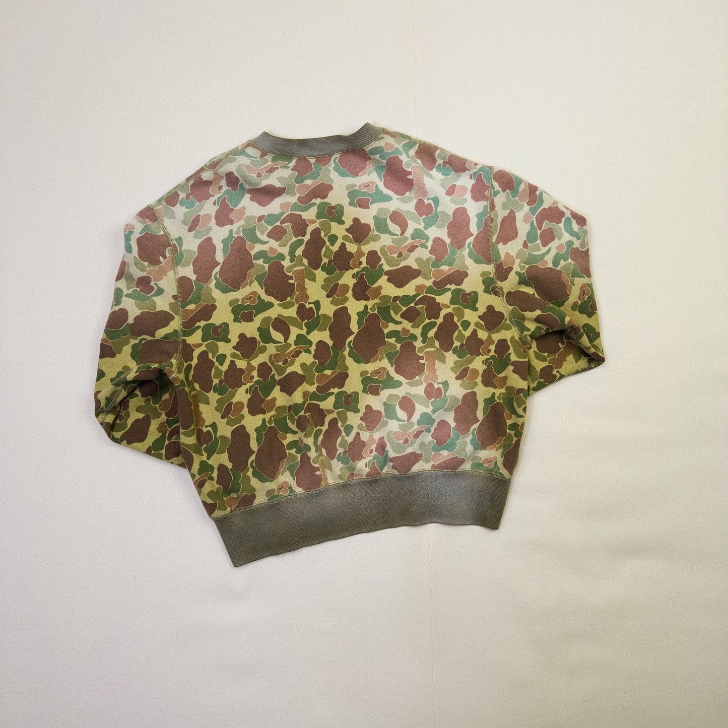 Camo Sweat Cardigan khaki