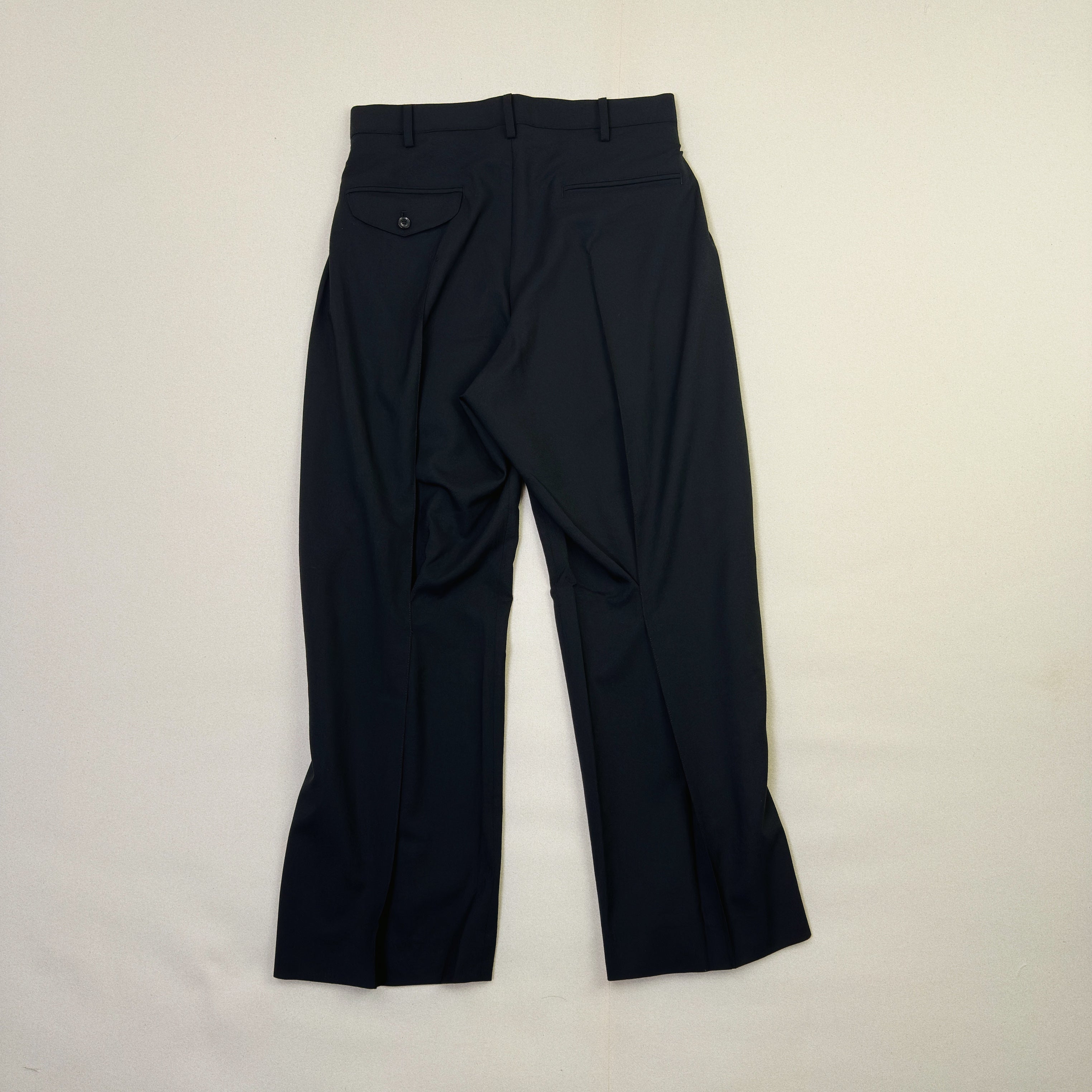 Pleated Dress Pants Black – EYE/KHOKI