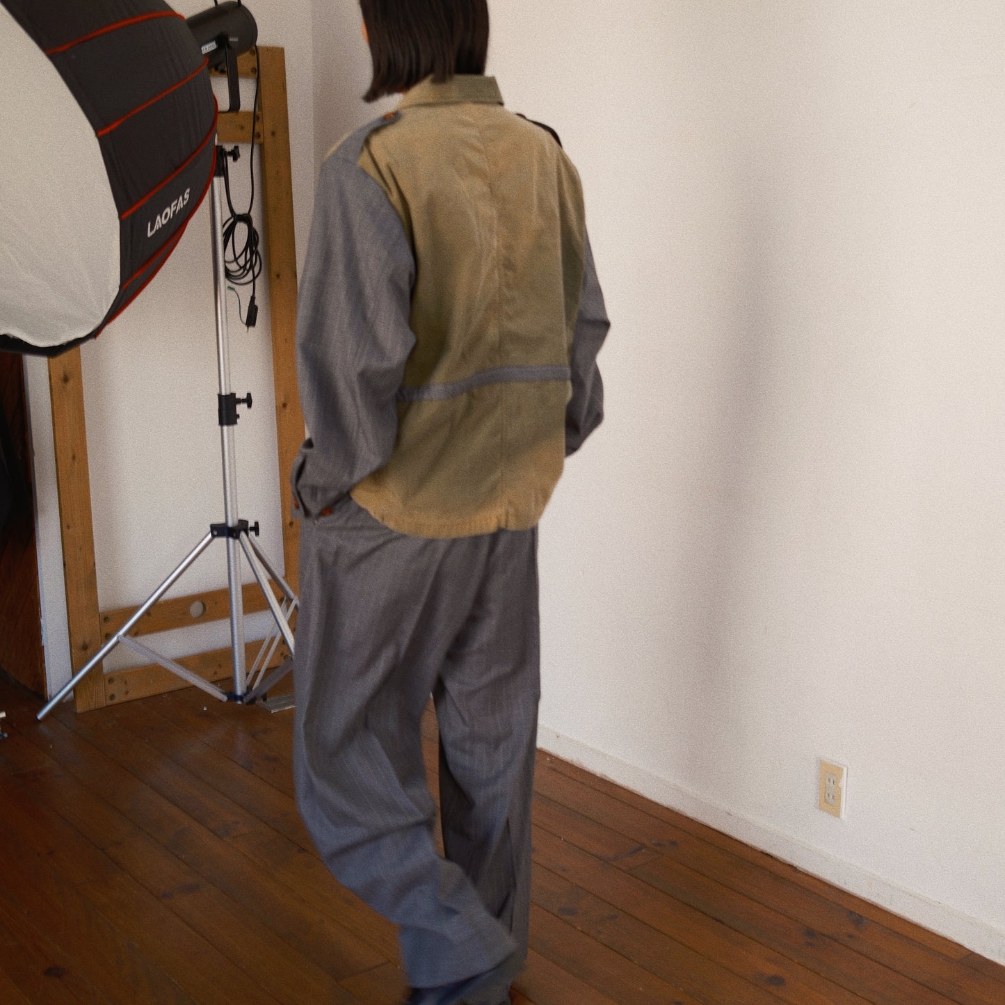 Combination Military Jacket Khaki