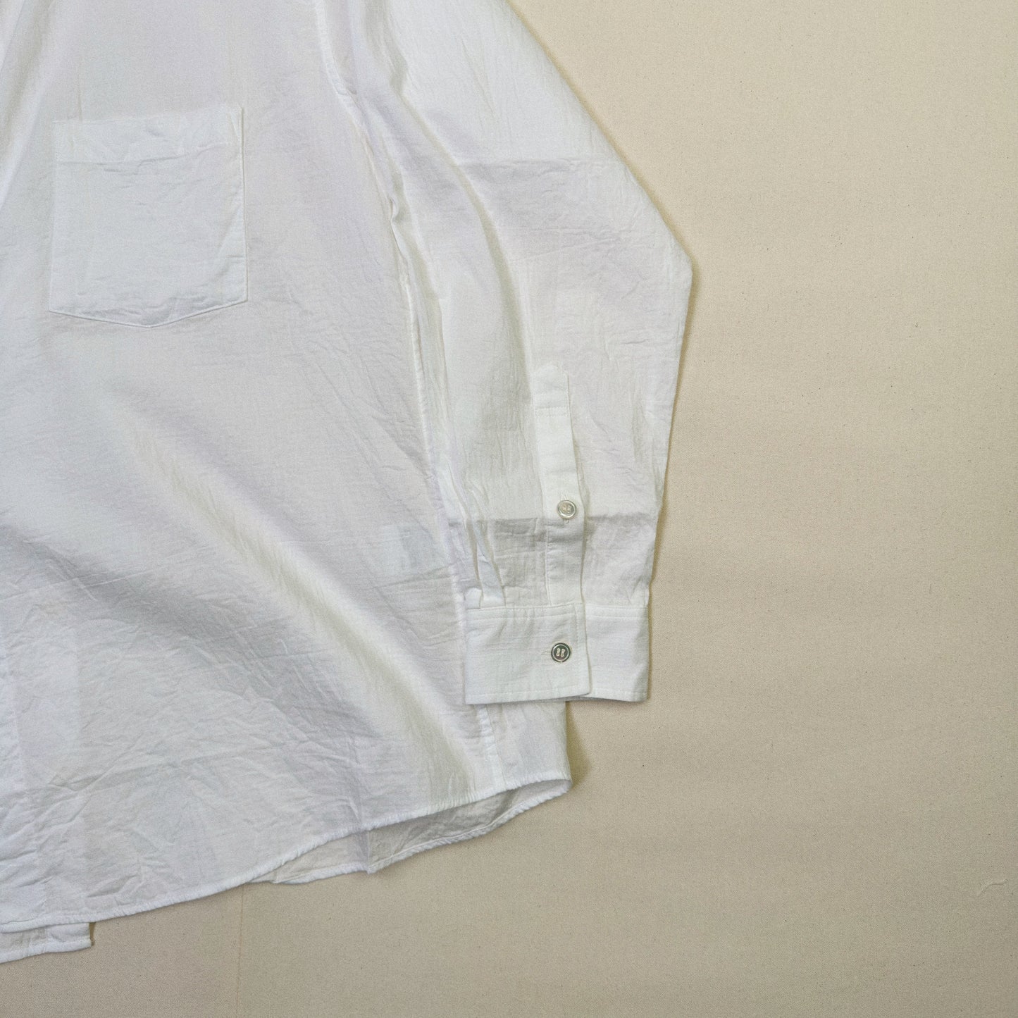 Asymmetric Shirt White