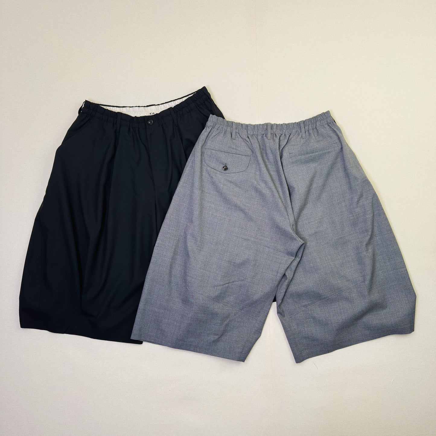 Pleated Balloon Dress Pants  Black