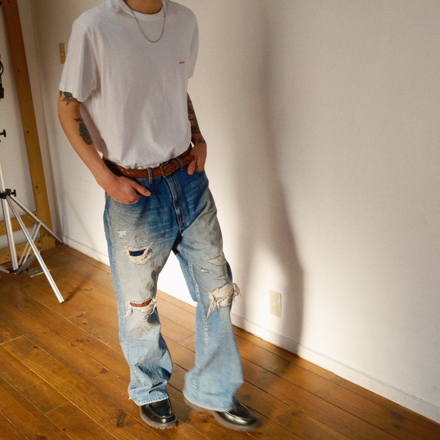 Fated Memory Denim Pants  Indigo