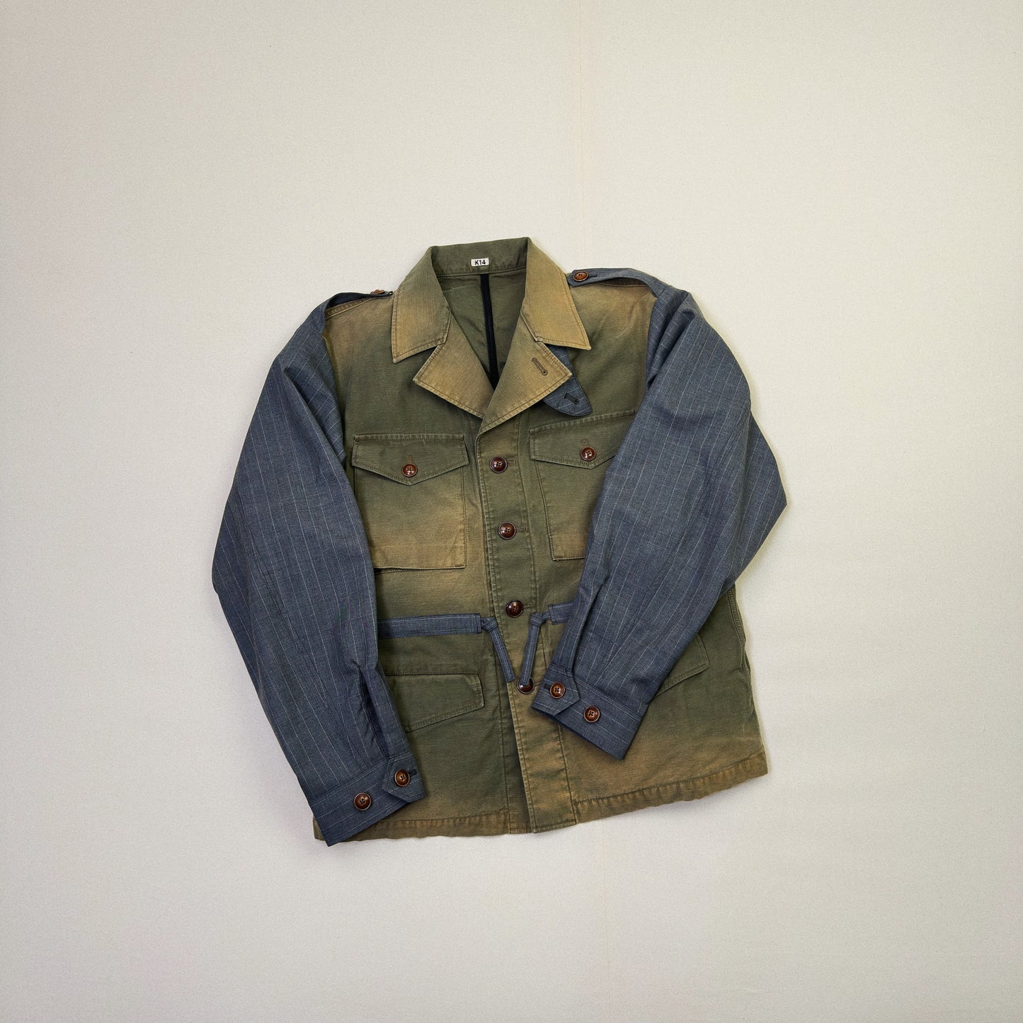 Combination Military Jacket Khaki