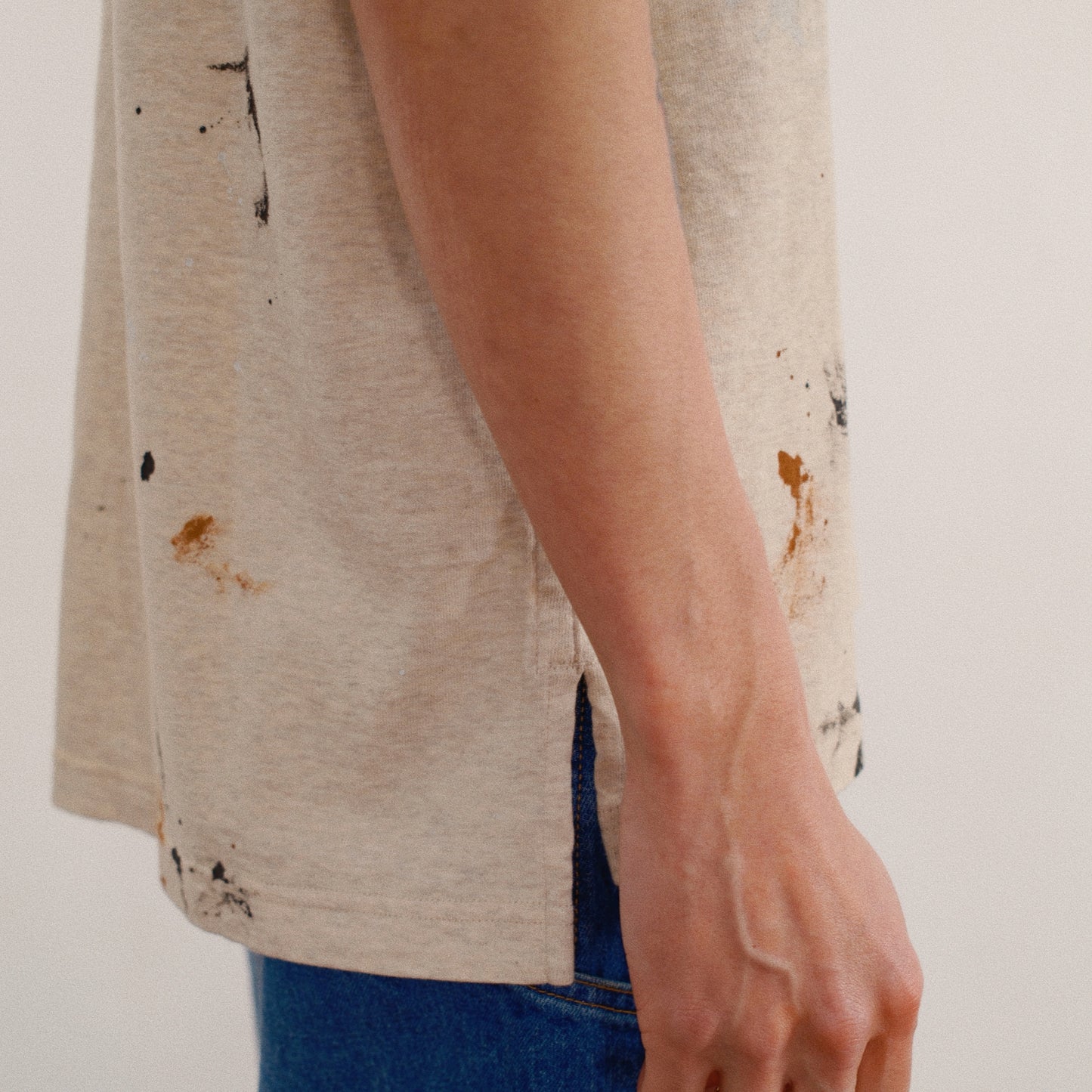 Faded Memory T Shirt　Oatmeal