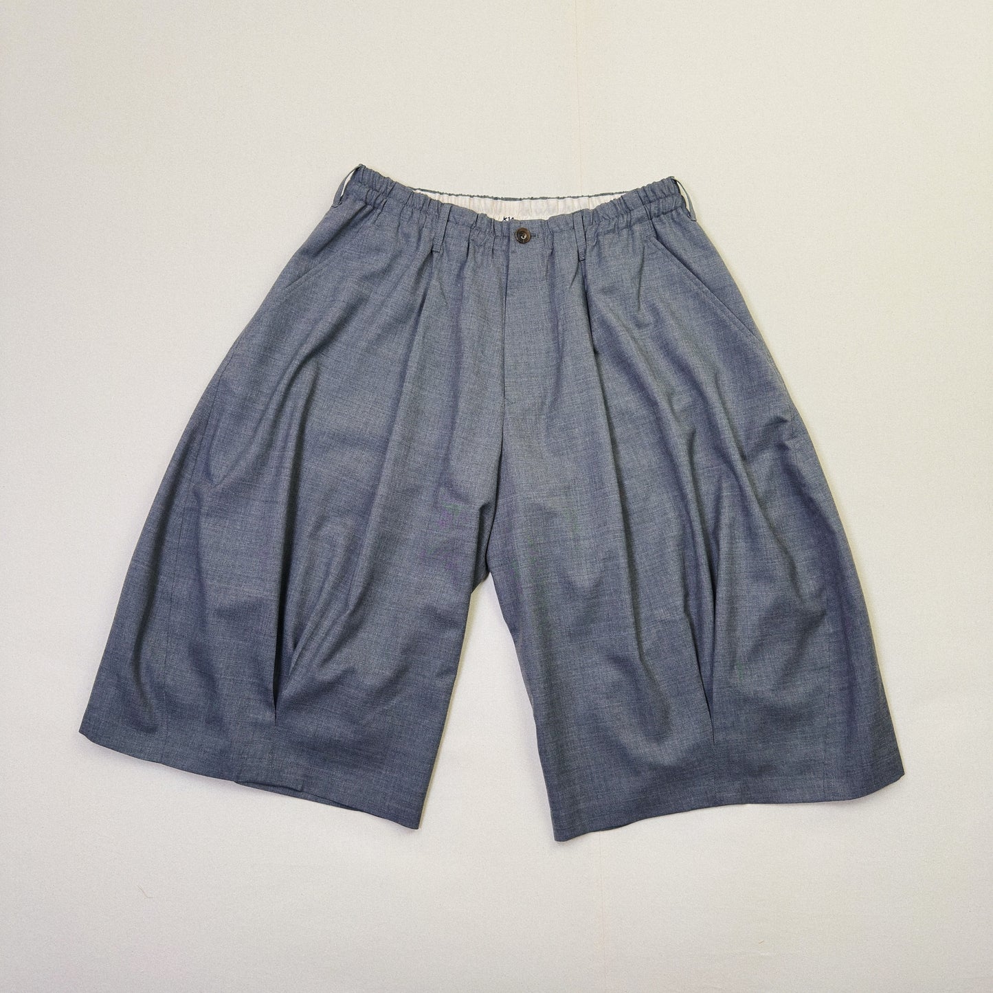 Pleated Balloon Dress Pants  Gray