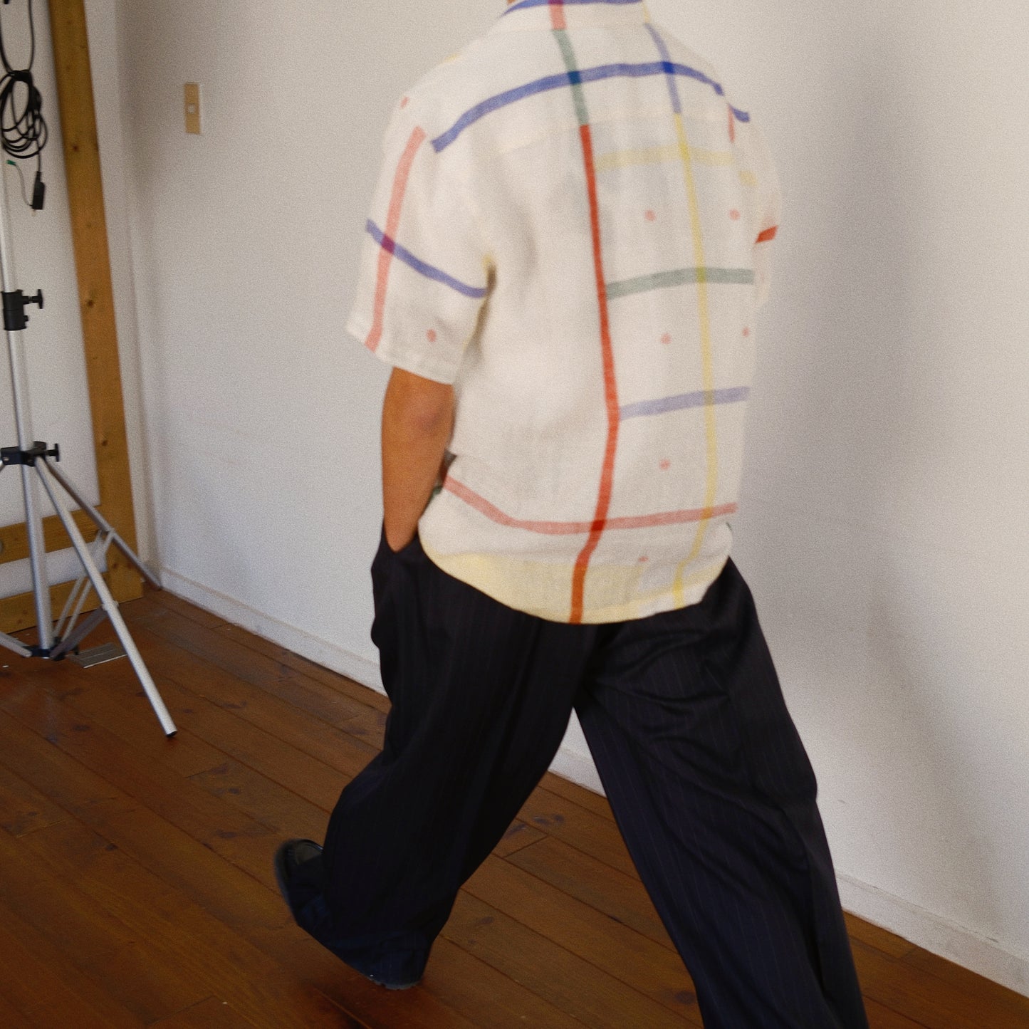 Embroidered Jamdani Shirt White