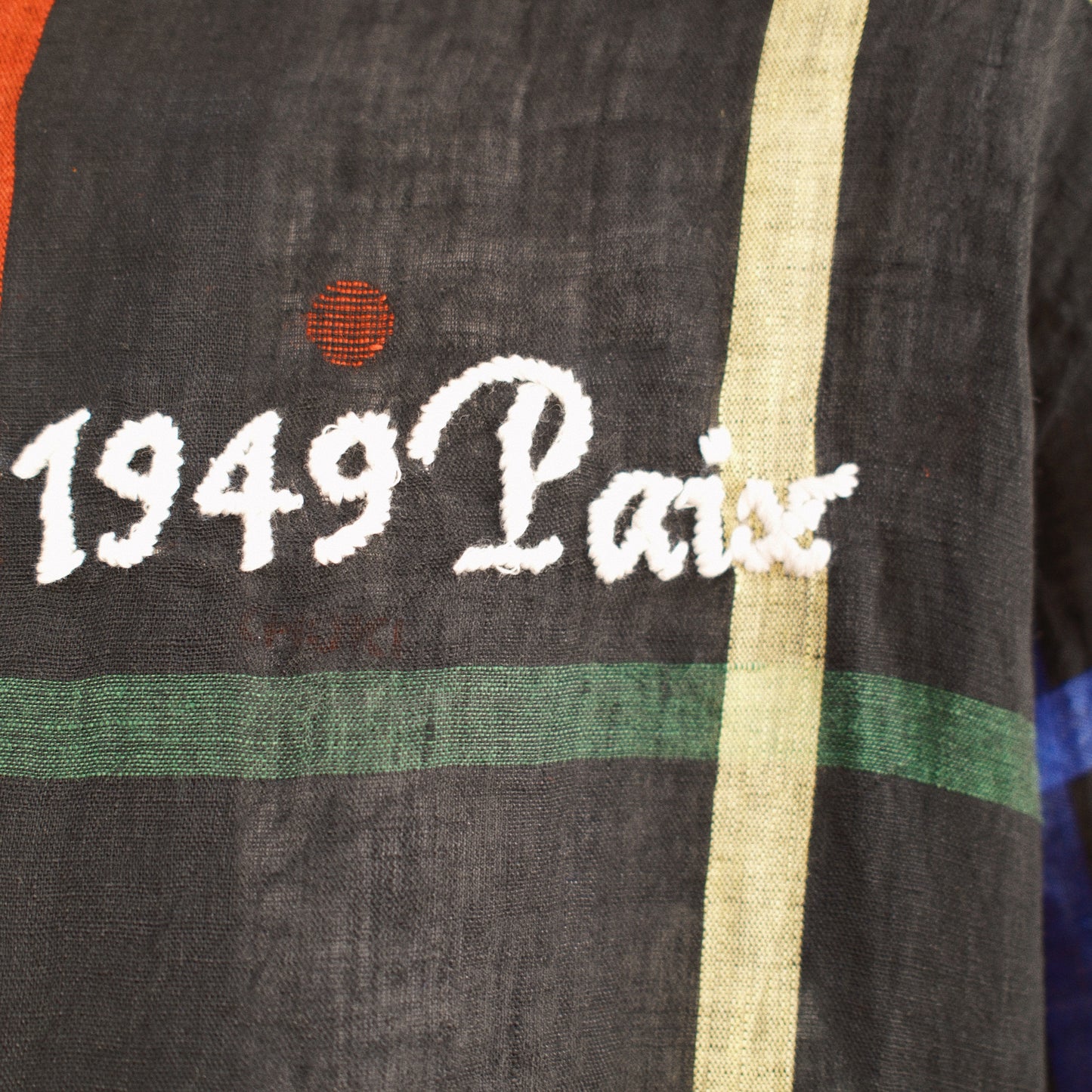 Embroidered Jamdani Shirt Black