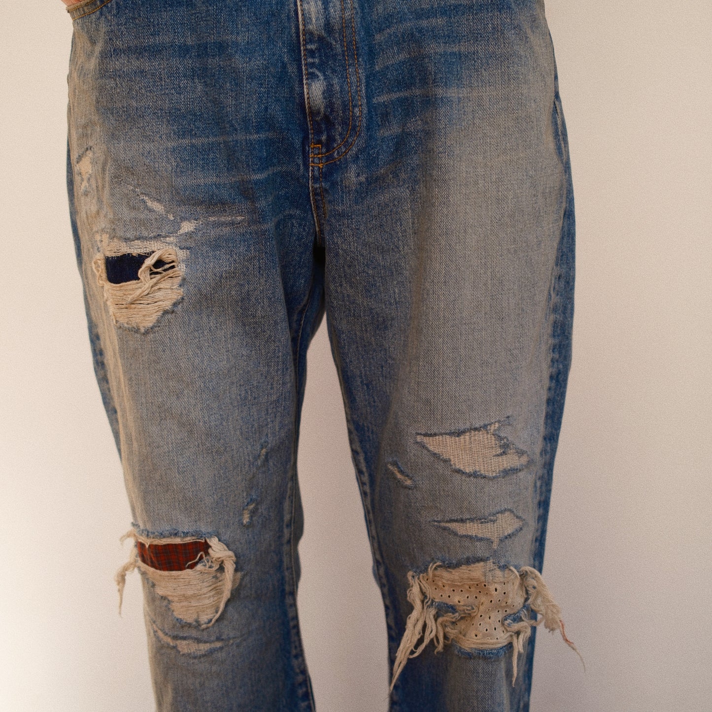 Fated Memory Denim Pants  Indigo