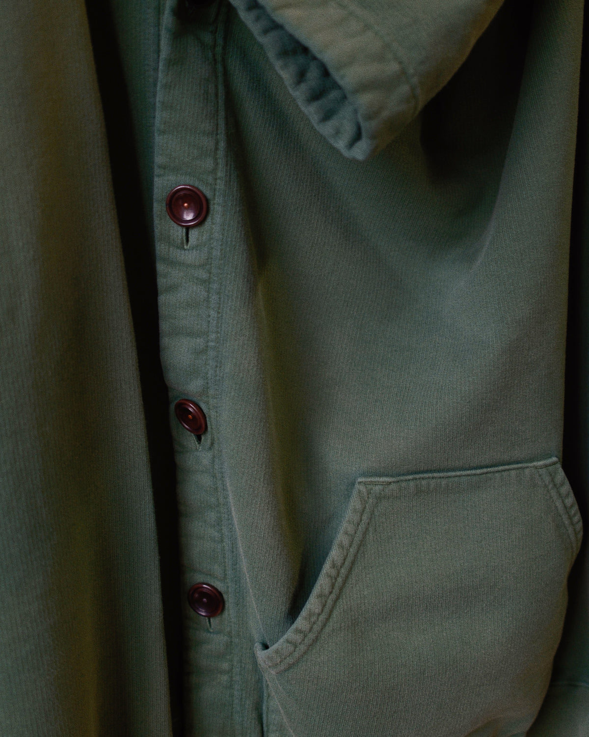 Asymmetric Sweatshirt Green