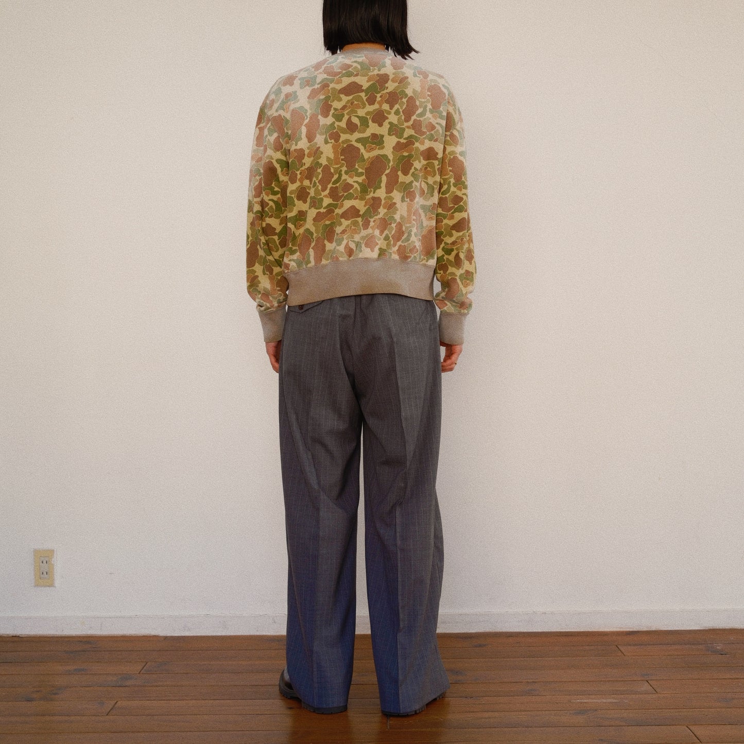 Camo Sweat Cardigan khaki