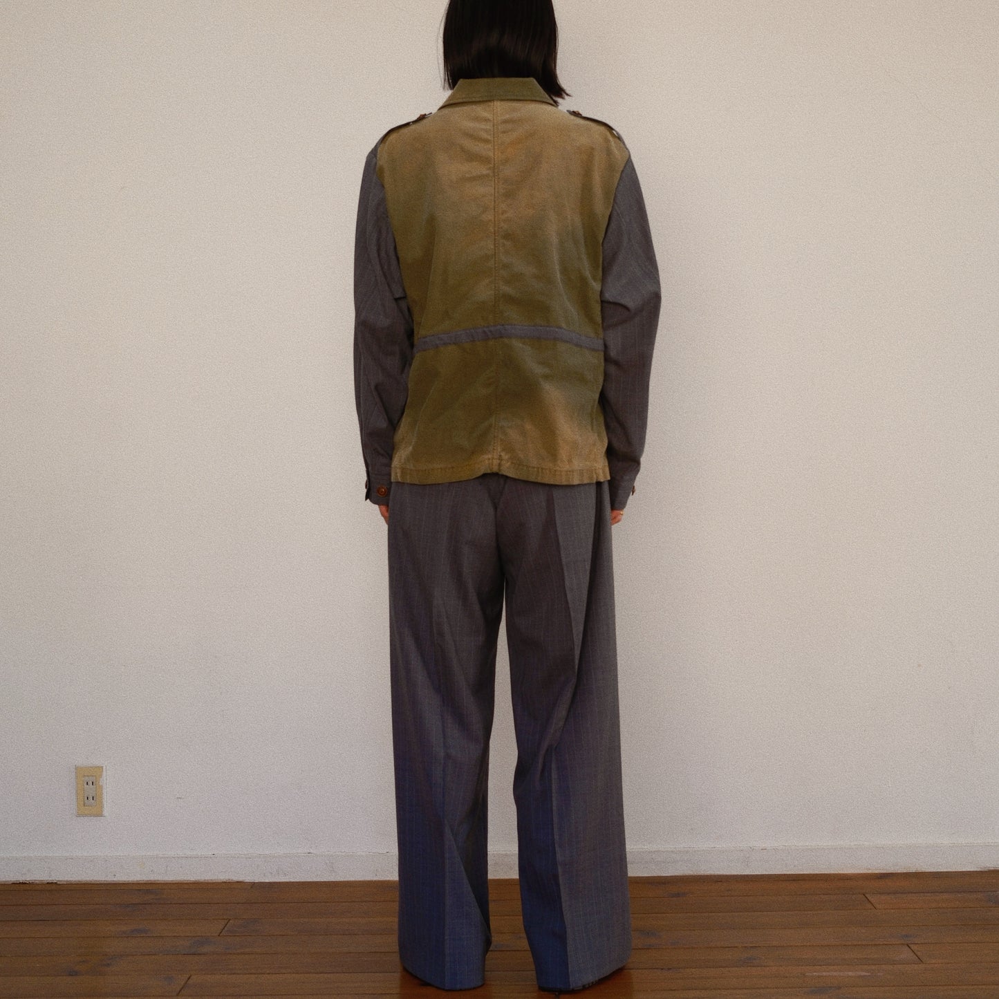 Combination Military Jacket Khaki